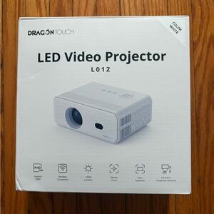Dragon Touch White LED Video Projector